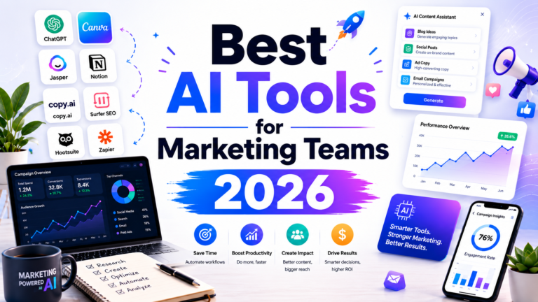 Best AI Tools for Marketing Teams 2026: Ranked, Reviewed and Compared