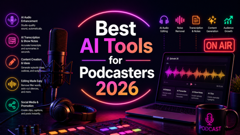 Best AI Tools for Podcasters 2026: Ranked, Reviewed and Compared