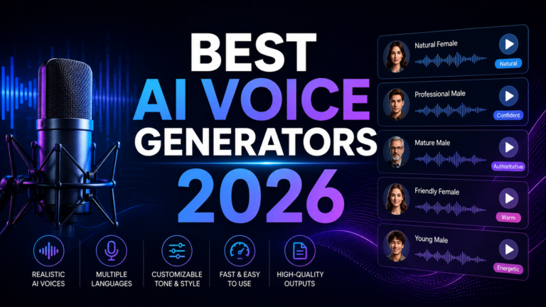 Best AI Voice Generators 2026: Most Sound Robotic. These Actually Don’t.