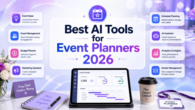 Best AI Tools for Event Planners 2026: Ranked, Reviewed and Compared