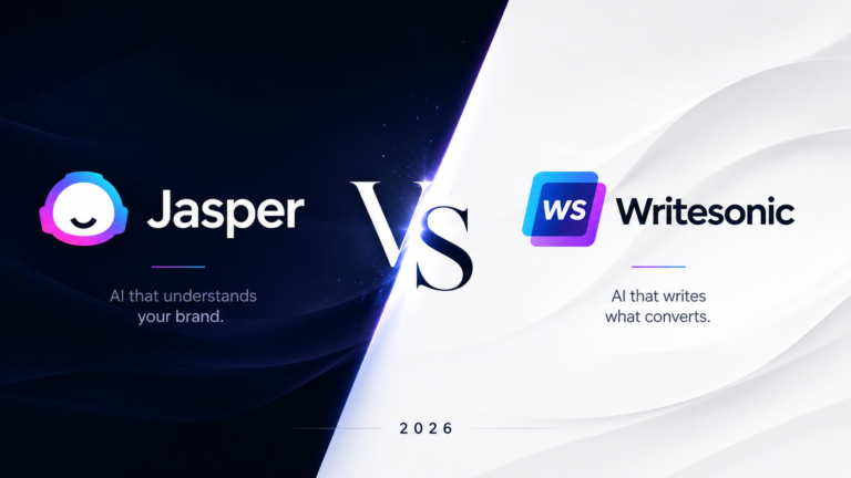 Jasper vs Writesonic 2026: Which AI Writing Tool Is Better?