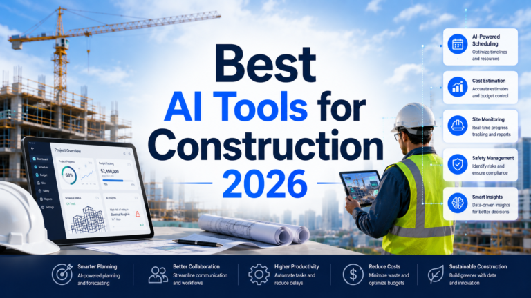 Best AI Tools for Construction 2026: Ranked, Reviewed and Compared