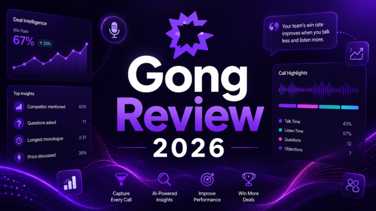 Gong Review 2026: The AI Sales Intelligence Tool Worth the Price Tag?