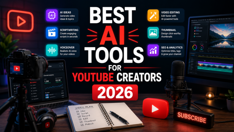 Best AI Tools for YouTube Creators 2026: The Complete Workflow Stack