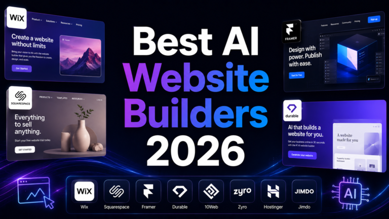 Best AI Website Builders 2026: We Built Real Sites With Every Major Platform