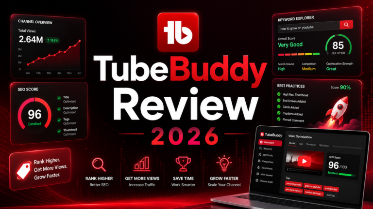 TubeBuddy Review 2026: Is It Still the Best YouTube SEO Tool?