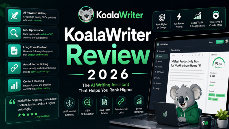 KoalaWriter Review 2026: The Best AI SEO Writer for Affiliate Sites?