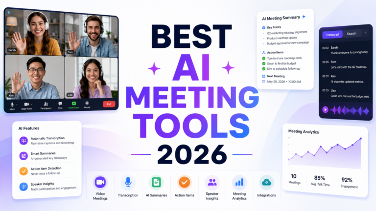 Best AI Meeting Tools 2026: We Sat Through Hours of Meetings So You Don’t Have To