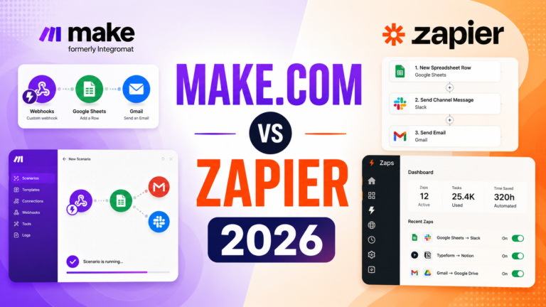 Make.com vs Zapier 2026: Which Automation Tool Is Actually Worth It?