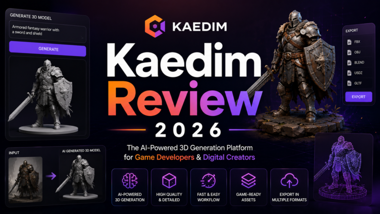 Kaedim Review 2026: Studio-Grade 2D to 3D, or Overpromised?