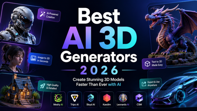 Best AI 3D Generators 2026: We Tested Every Major Platform