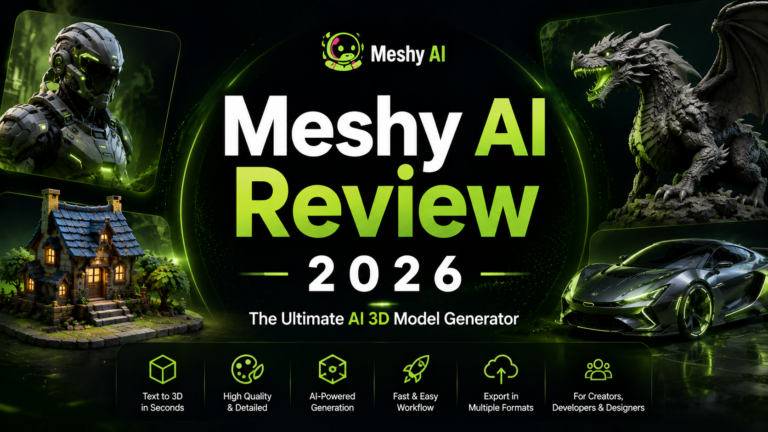 Meshy AI Review 2026: The Best Tripo Alternative for AI 3D Generation?