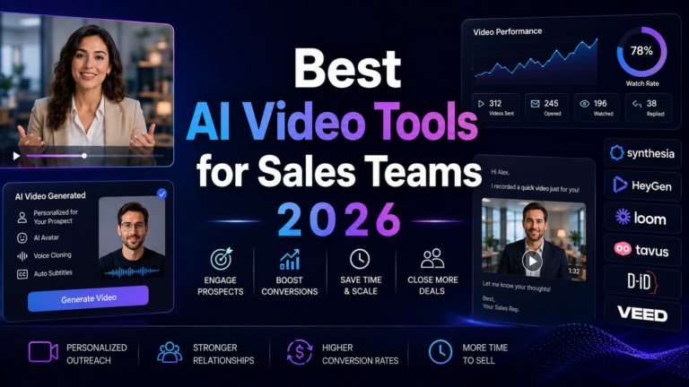 Best AI Video Tools for Sales Teams 2026: Close More With Personalized Video