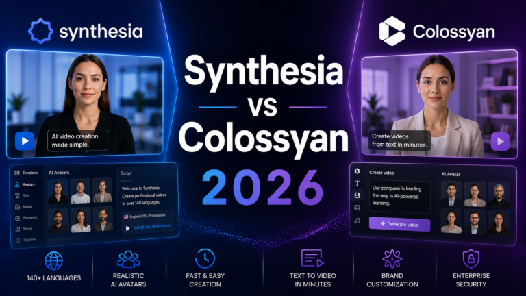 Synthesia vs Colossyan 2026: Which AI Tool Is Better for Training?
