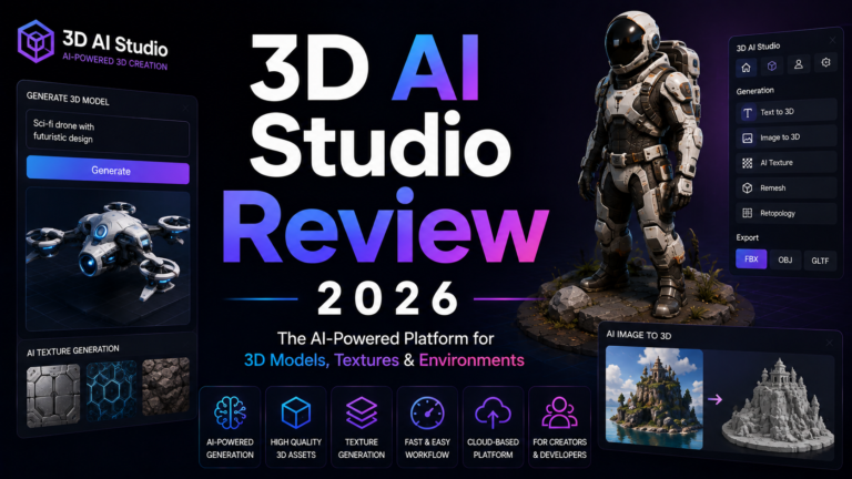 3D AI Studio Review 2026: A Cheaper All-Rounder for AI 3D Modeling?