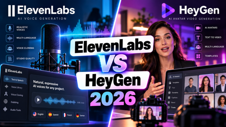 ElevenLabs vs HeyGen 2026: Voice AI or Avatar Video?